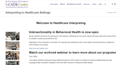 Desktop Screenshot of healthcareinterpreting.org