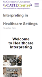 Mobile Screenshot of healthcareinterpreting.org